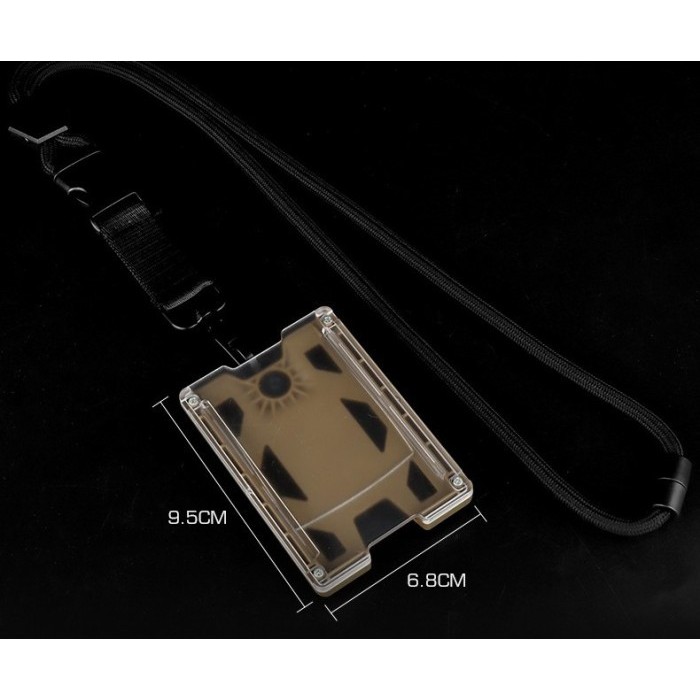 

Promo Tactical Id Card Holder - Premium Abs With Lanyard Slot And Belt Clip Berkualitas