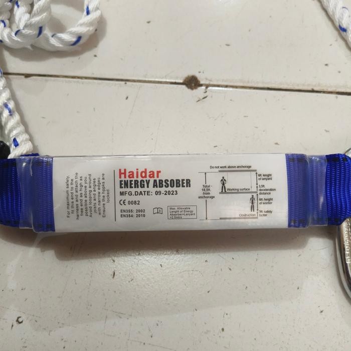 

Promo Double Hook Lanyard Absorber Merk Haidar Berkualitas