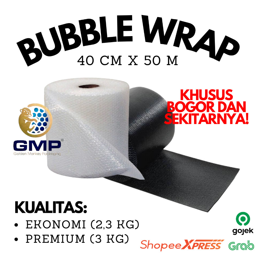 

Bubble Wrap Premium 40 Cm X 50 Meter Tebal & Kuat