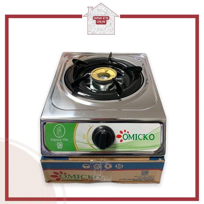 Kompor Gas 1 Tungku Omicko / Kompor 1TK Omicko / Kompor Gas G-3615
