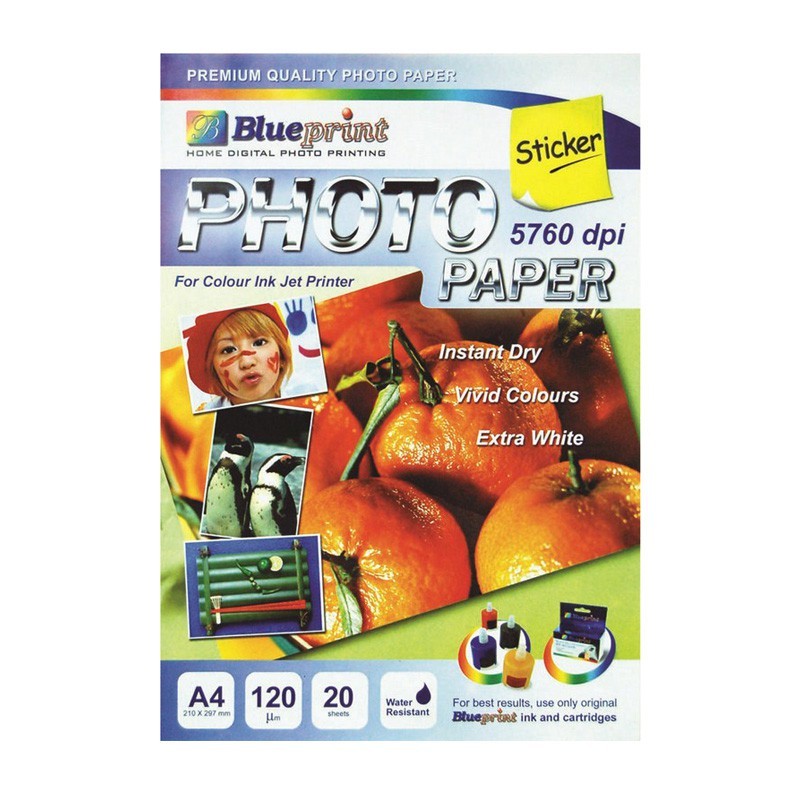 

Blueprint BP-GSA4120 Glossy Sticker A4