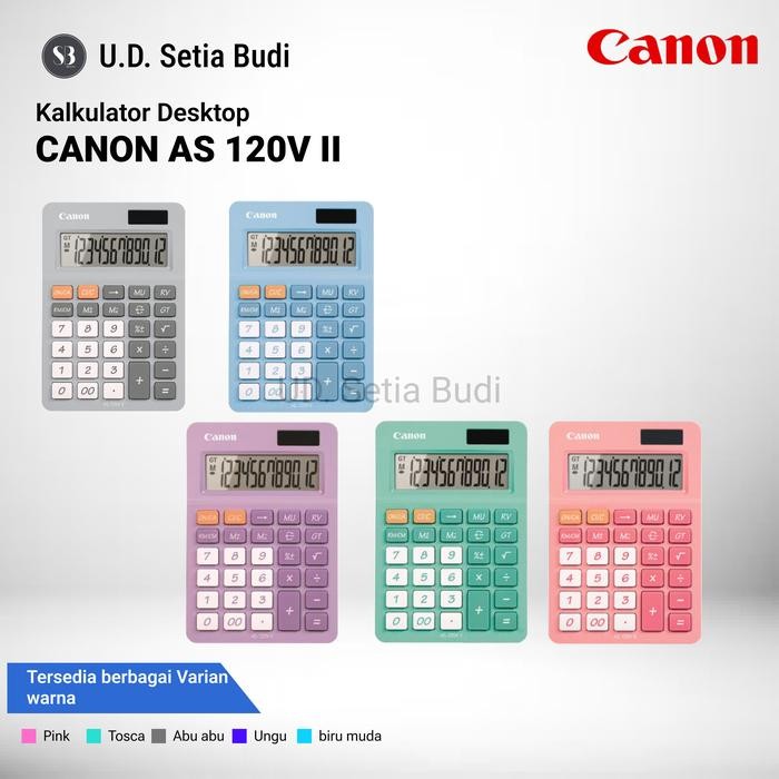 

GotSeef Kalkulator CANON AS-120V II Asli dan Bergaransi