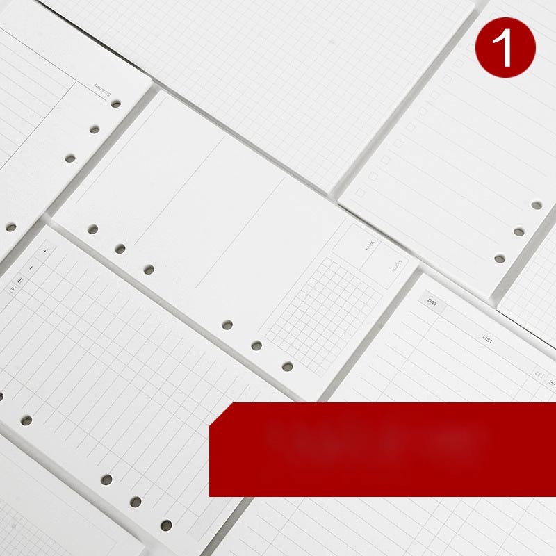 

A5 A6 A7 Loose Leaf Notebook Refill Spiral Binder Planner Inner Page Inside Paper Dairy Weekly