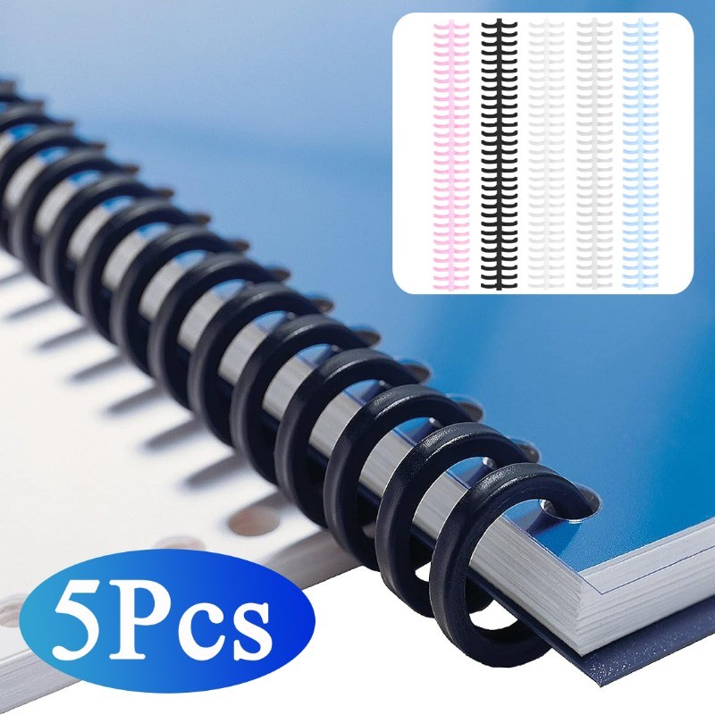 

Plastic Binding Combs Detachable Binder Rings For Document Notebook File Calendar Picture Album