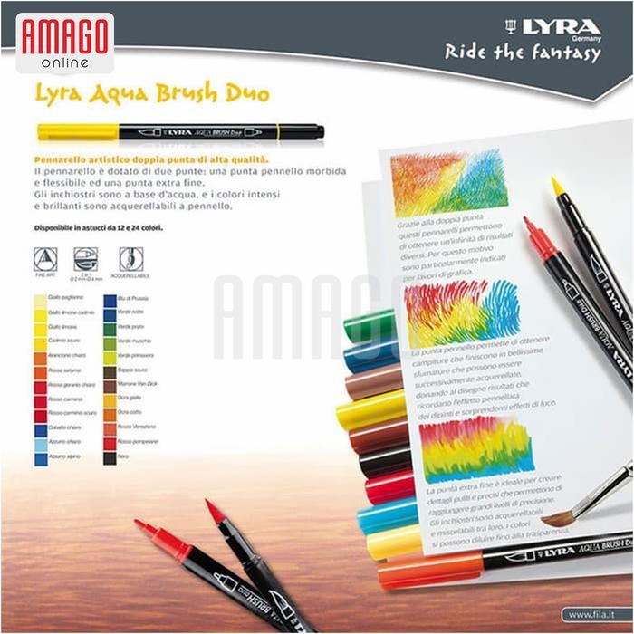 

Lyra Aqua Brush Duo - Set 12 Colors - 6521120 #Gratisongkir