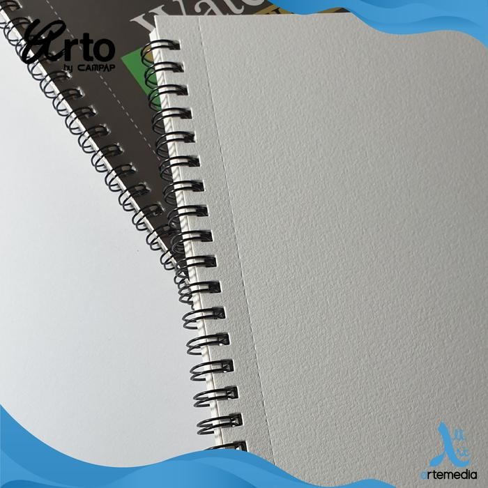 

Arto A4 Cotton Watercolor Wire-O Book #Gratisongkir