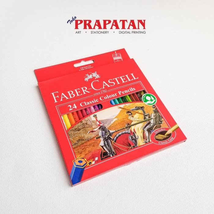 

Pensil Warna Faber Castell Classic 24 Warna #Gratisongkir