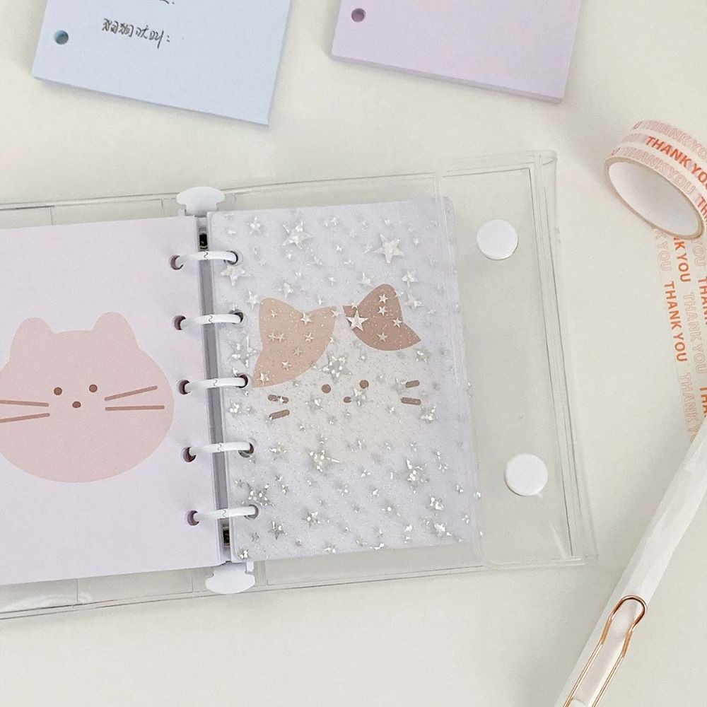 

Cat M5 Loose Leaf Refill Paper Dog Cartoon Refill Spiral Binder Inner Pages Notebook Separator Paper