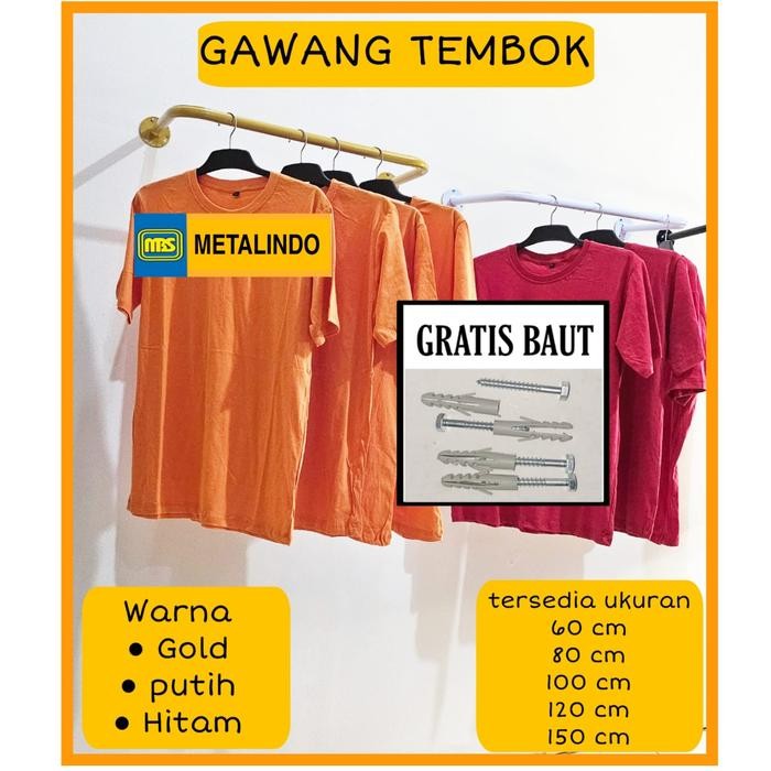 CleanShoPpP- Gawang Baju Tembok/Gawang Baju Gantung