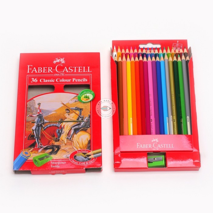 

Faber Castell Classic Colour Pencils/ Pensil Warna (36 Color) #Gratisongkir