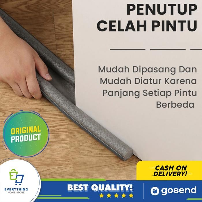 H0M3Sweet- Busa Alas Pintu Penutup Celah Bawah Ganjel Ganjelan Pintu Door Seal