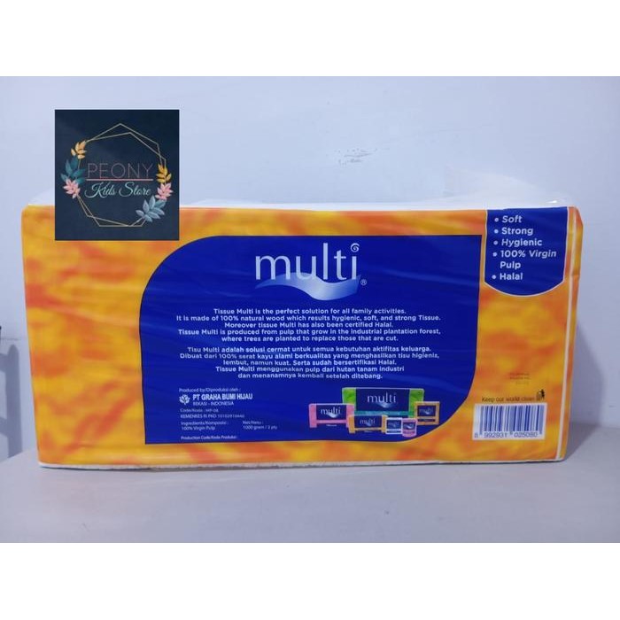 Tissue multi 1000gr / tisu facial multi 1kg/ tisue wajah serbaguna kiloan/ tisu 1 kg