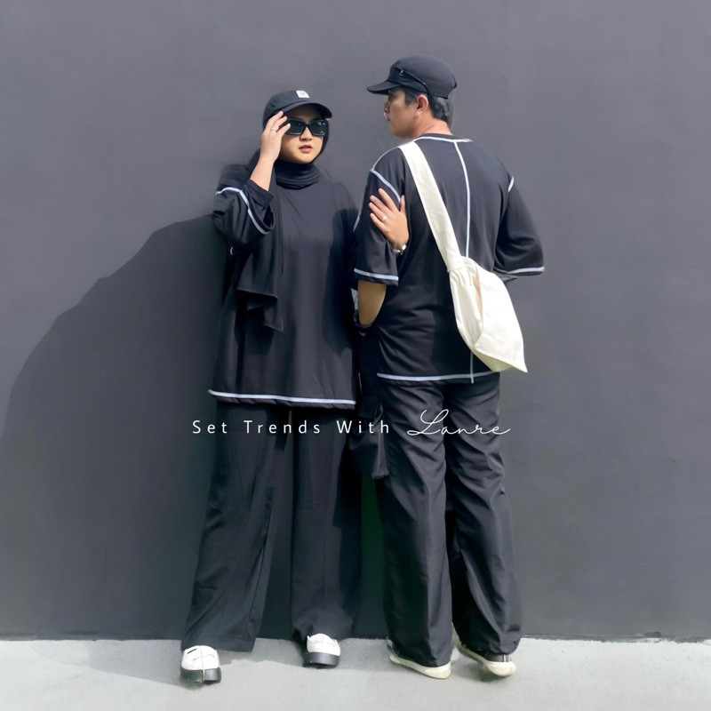 Kaos Couple Pakaian Suami Istri Kaus Capel Terbaru 2025 Baju Kapelan Samaan Lengan Panjang Pendek Vi