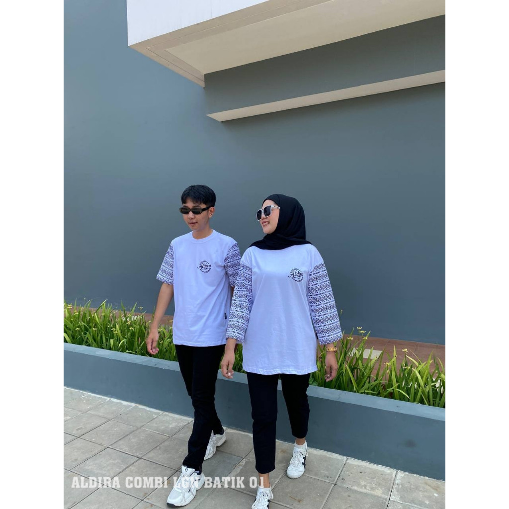 Kaos Couple Tisert Pasangan Dewasa Oversize Korean Style Pakaian Suami Istri Kaus Capel Terbaru 2025