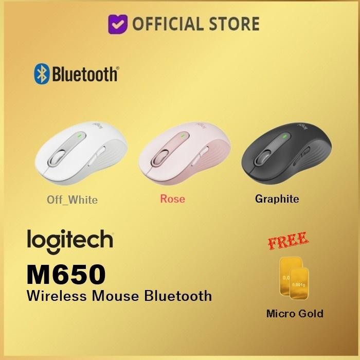 Logitech M650 Wireless Mouse Bluetooh M650/L M 650