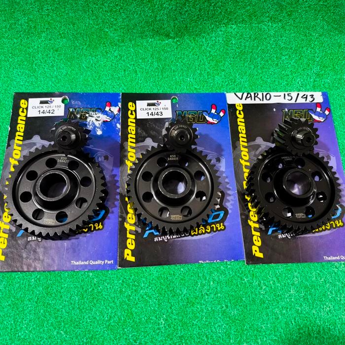 GEAR RASIO NGO RACING GIGI RASIO BUAT VARIO 125 / VARIO 150 / PCX CBU
