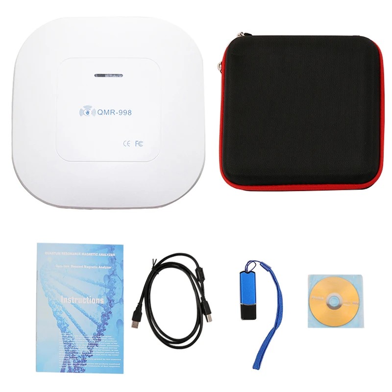 BEST SELLER New QMR-998 Quantum Resonance Magnetic Analyzer Set Hand Press Quantum Body Analyzer Wit
