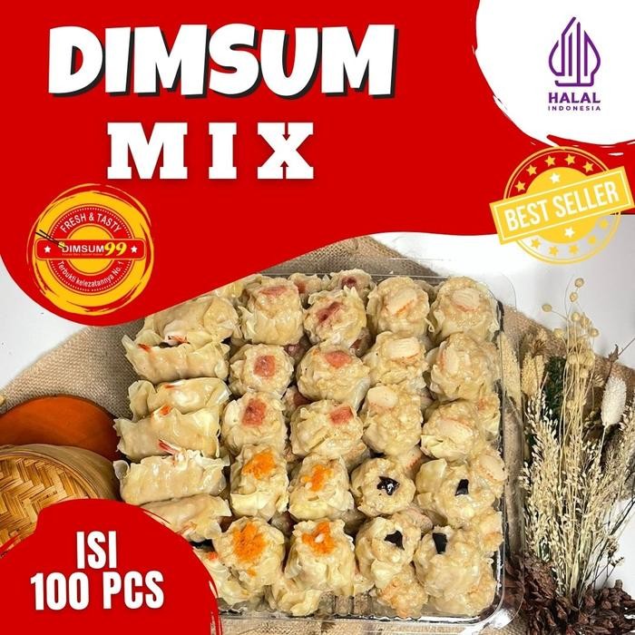 

PastikanTerjaminMutunya- Dimsum Enak Murah & Halal mix 100 pcs