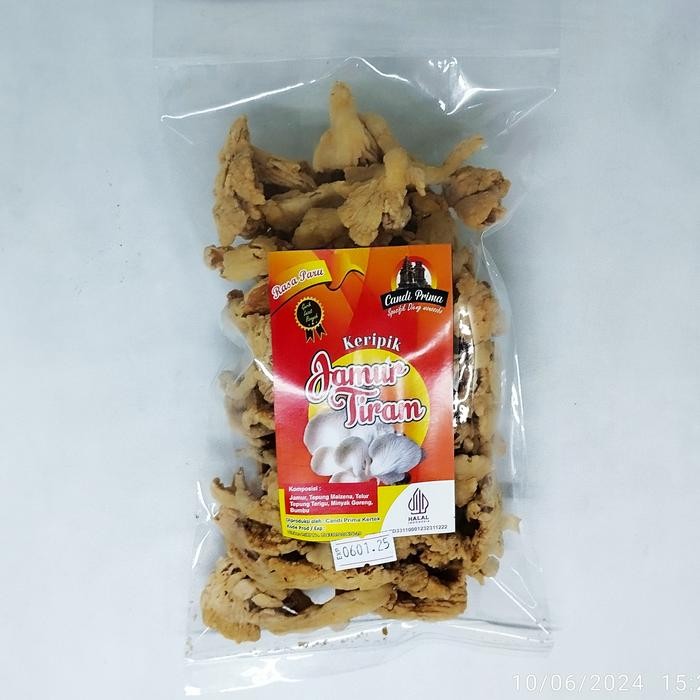 

PastikanTerjaminMutunya- Keripik Jamur Crispy Tiram Kancing Kuping Oleh Oleh Khas Dieng Wonosobo Merk Candi