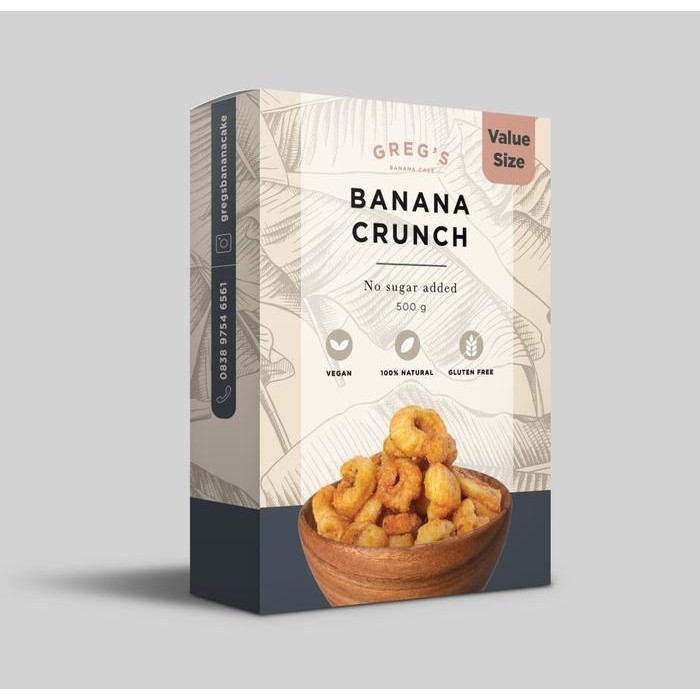 

PastikanTerjaminMutunya- Greg's Banana Crunch 500gr