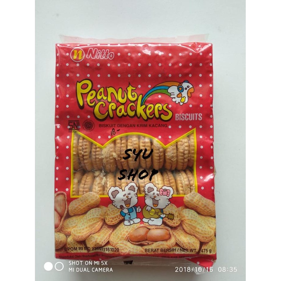 

PastikanTerjaminMutunya- Khongguan nissin monde nitto peanut creaker biskuit kacang 475gr