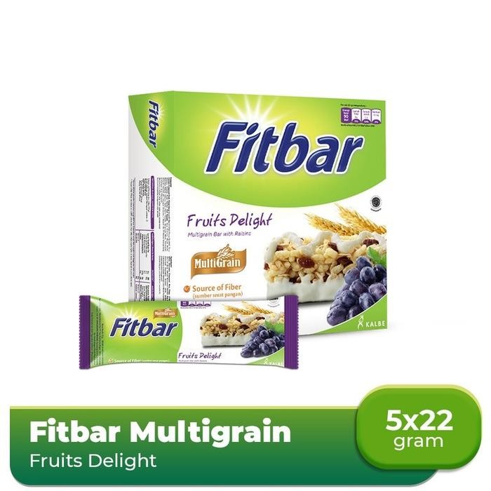 

PastikanTerjaminMutunya- FITBAR MULTIGRAIN / FIT BAR / CEMILAN ENAK RENDAH KALORI / 5x22 gram