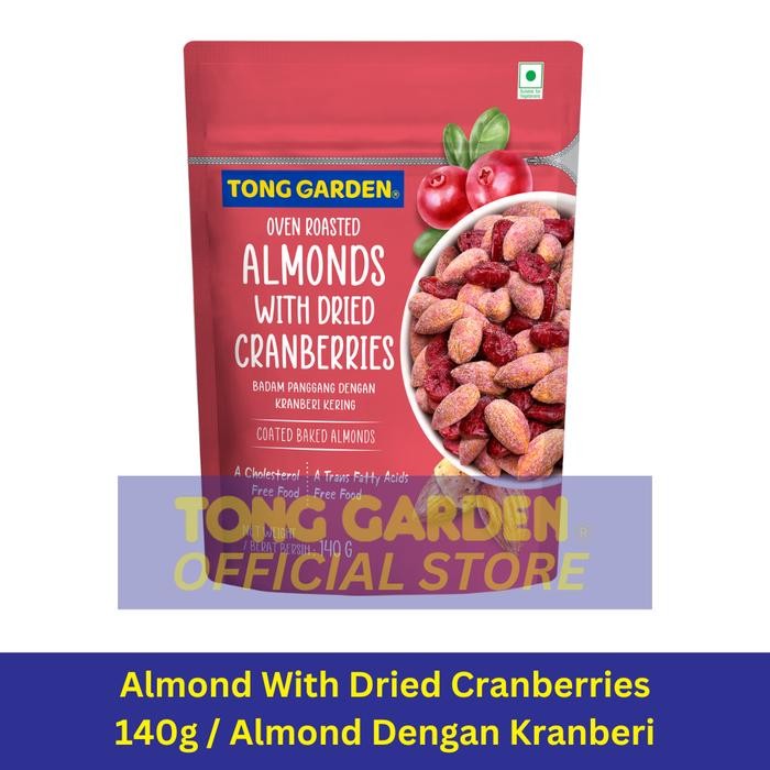 

PastikanTerjaminMutunya- Tong Garden 140G Oven Roasted Almonds with Dried Cranberries