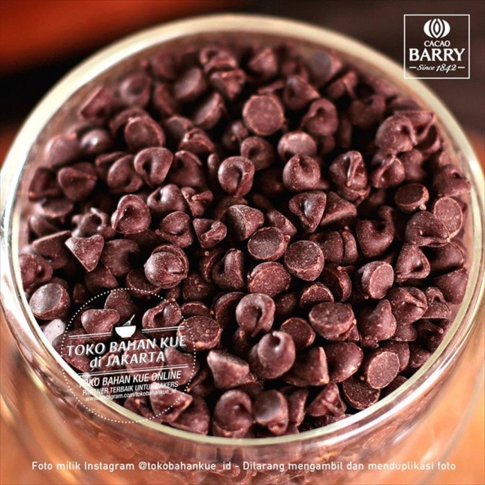 

PastikanTerjaminMutunya- Cacao Barry Callebaut DROPS de CHOCOLAT 500gr 50% Dark Chocolate chips
