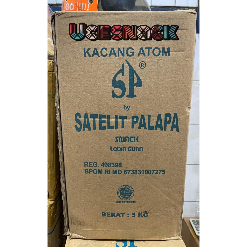 

PastikanTerjaminMutunya- Kacang Telor Atom Satelit Palapa 5kg 5.000gram