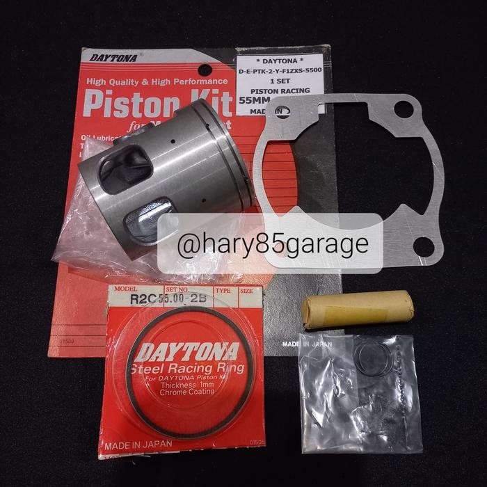 PISTON SEKER KIT DAYTONA YAMAHA FIZR BORE UP 55.00MM 125CC ORIGINAL