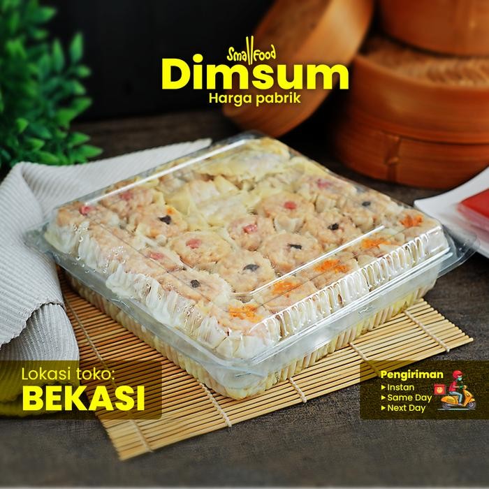 

PastikanTerjaminMutunya- 50 Pcs - Dimsum Siomay Ayam Frozen Cemilan Anak Halal - Smallfood