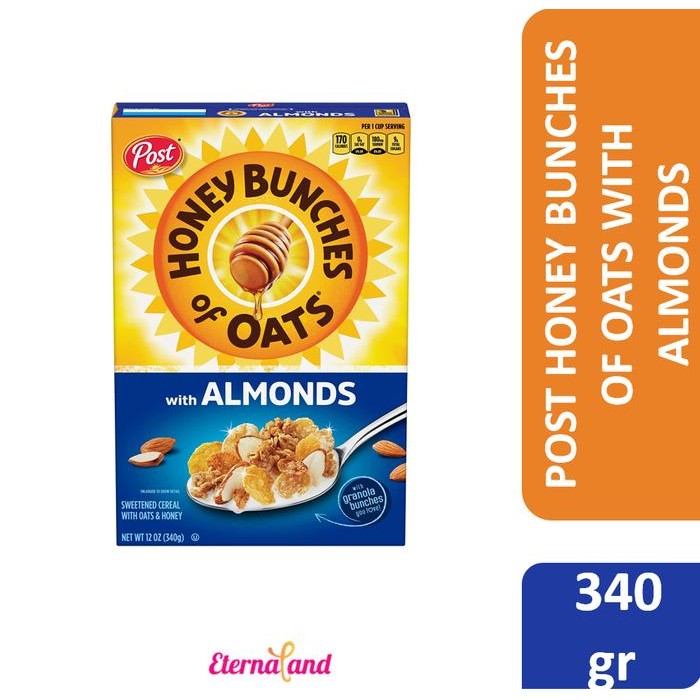 

PastikanTerjaminMutunya- Post Honey Bunches of Oats with Almonds - sereal impor almond