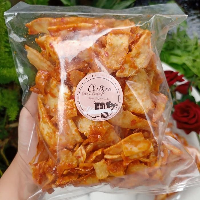 

PastikanTerjaminMutunya- Keripik Singkong Balado Pedas Manis Enak Kripik Gurih 250 Gram