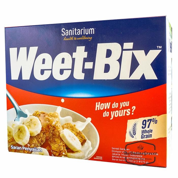 

PastikanTerjaminMutunya- Sanitarium Weetbix Original 750gr Sereal Sarapan