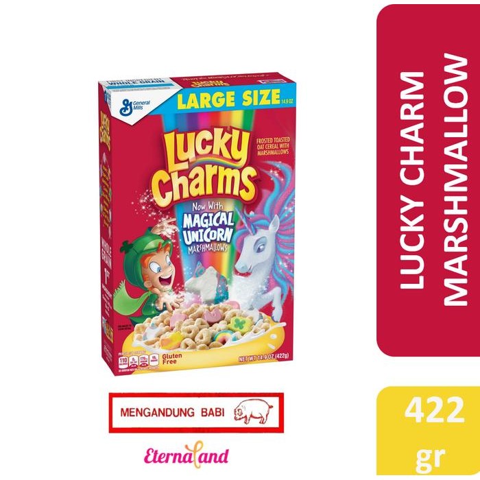 

PastikanTerjaminMutunya- Lucky Charm Marshmallow Cereal - sereal sarapan marshmallow impor