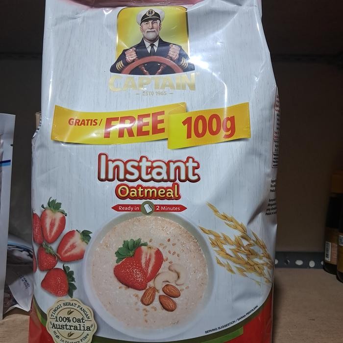 

PastikanTerjaminMutunya- Captain Oats Instant oatmeal