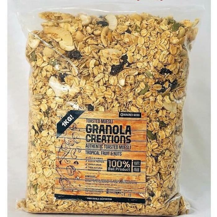 

PastikanTerjaminMutunya- Granola Creations Tropical Fruit Nuts Aneka Buah dan kacang 1 kg