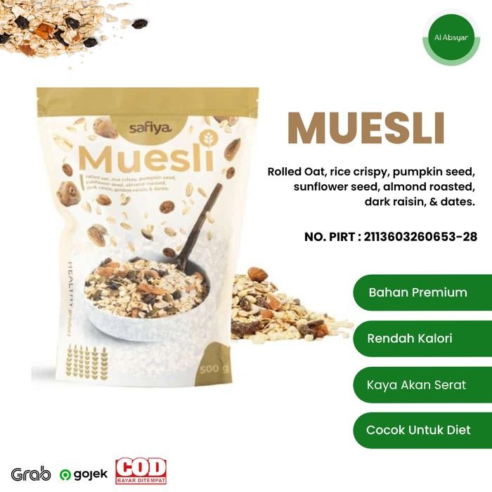 

PastikanTerjaminMutunya- Muesli Safiya Sereal Makanan Ringan Dan Sarapan Sehat Premium