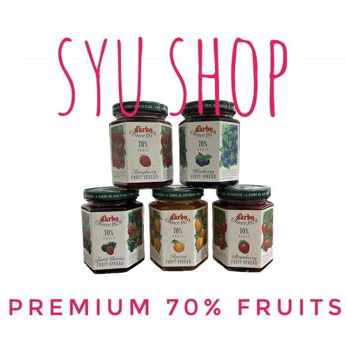 

PastikanTerjaminMutunya- Selai Darbo jam strawberry apricot raspberry blueberry berries 200gr