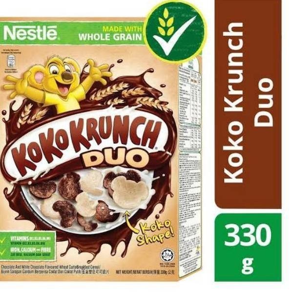 

PastikanTerjaminMutunya- KOKO KRUNCH DUO Cereal 330g Coco Crunch 330gr 330 g gram Choco Krunch