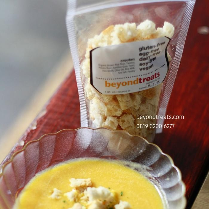 

PastikanTerjaminMutunya- Croutons/Roti Kering gluten-free vegan