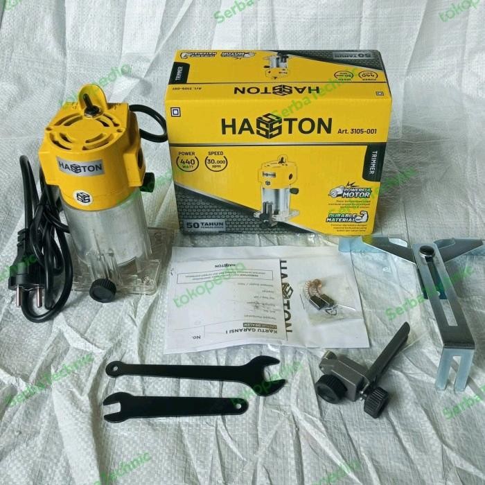 mesin trimmer router profil kayu Hasston Prohex 3150-001