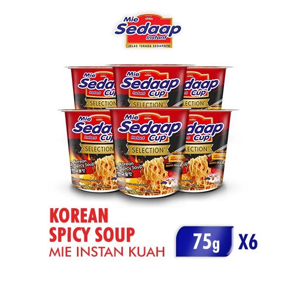

SemuAReadyYaB0Zq- Sedaap Cup Mie Instan Korean Spicy Soup 75 gr x 6 pcs