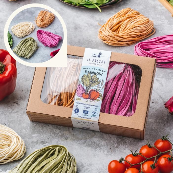 

SemuAReadyYaB0Zq- Homemade Pasta Mix Flavors 400g / Handmade Artisan Home Made Mie Sehat