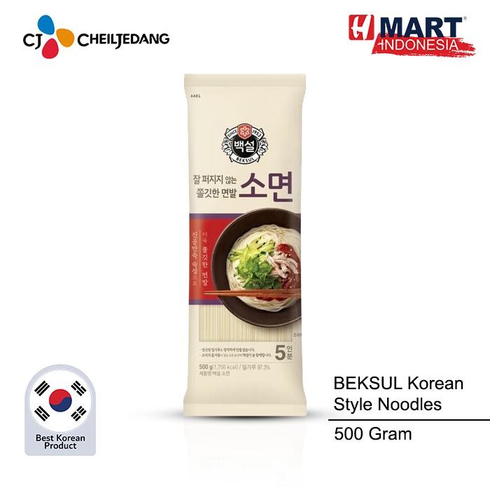 

SemuAReadyYaB0Zq- CJ BEKSUL Korean Style Noodles - Mie Kering Gandum Korea 500g
