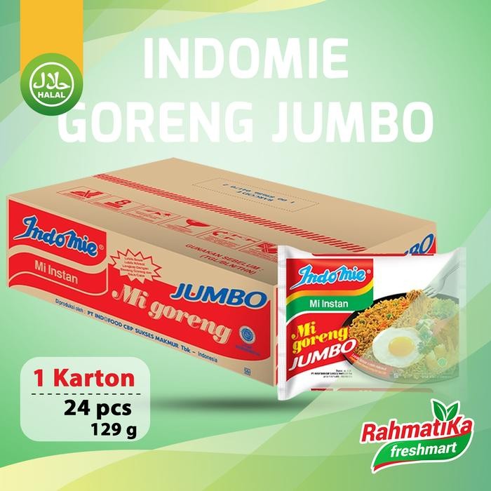 

SemuAReadyYaB0Zq- Indomie Mi Instan Goreng Jumbo 1 Dus