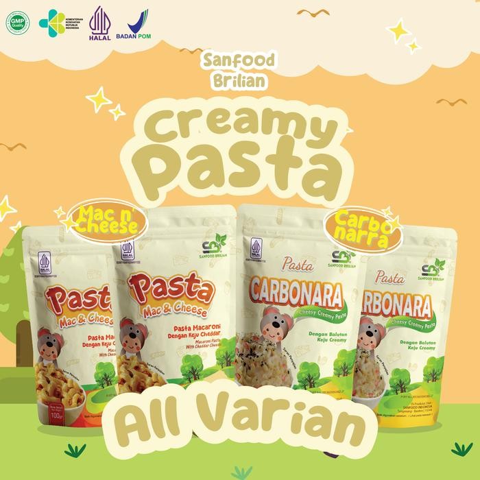 

SemuAReadyYaB0Zq- Sanfood Pasta 100gr All Varian Macaraoni Cheese, Carbonara & Bolognase