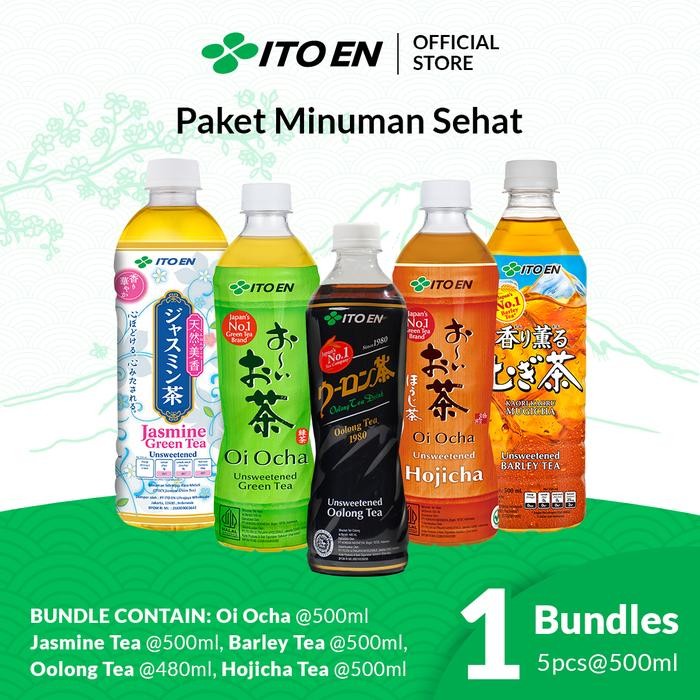 

SemuAReadyYaB0Zq- [Online Exclusive Offer] ITO EN Paket Minuman Sehat No Sugar - 5 Varian Rasa