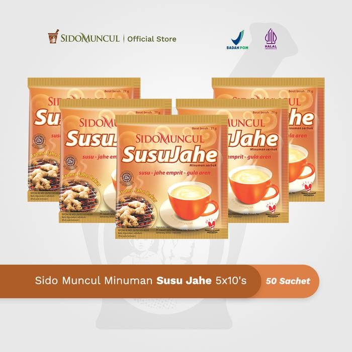 

SemuAReadyYaB0Zq- Sido Muncul Minuman Susu Jahe 5x10's - Menghangatkan Badan