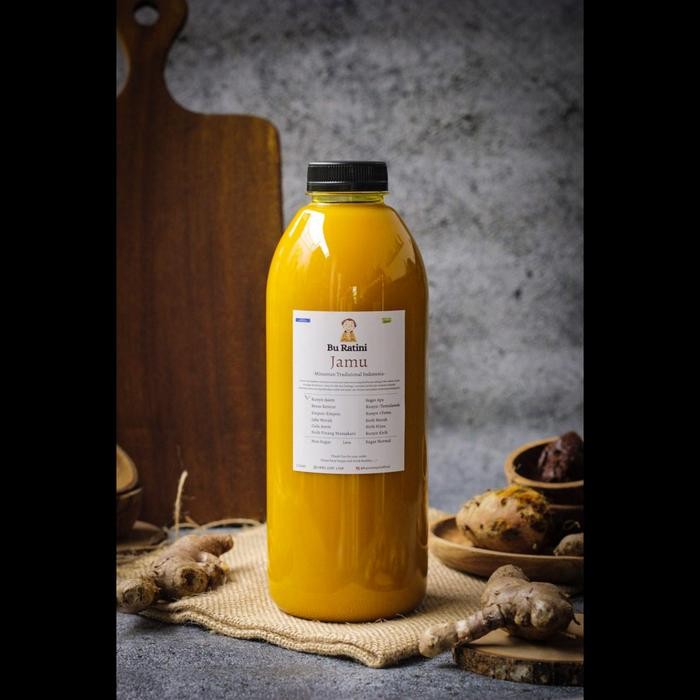 

BnyKpilihAnSkrG- Jamu Bu Ratini Jamu kunyit asem/Beras kencur/Empon empon/Jamu sirih/1L